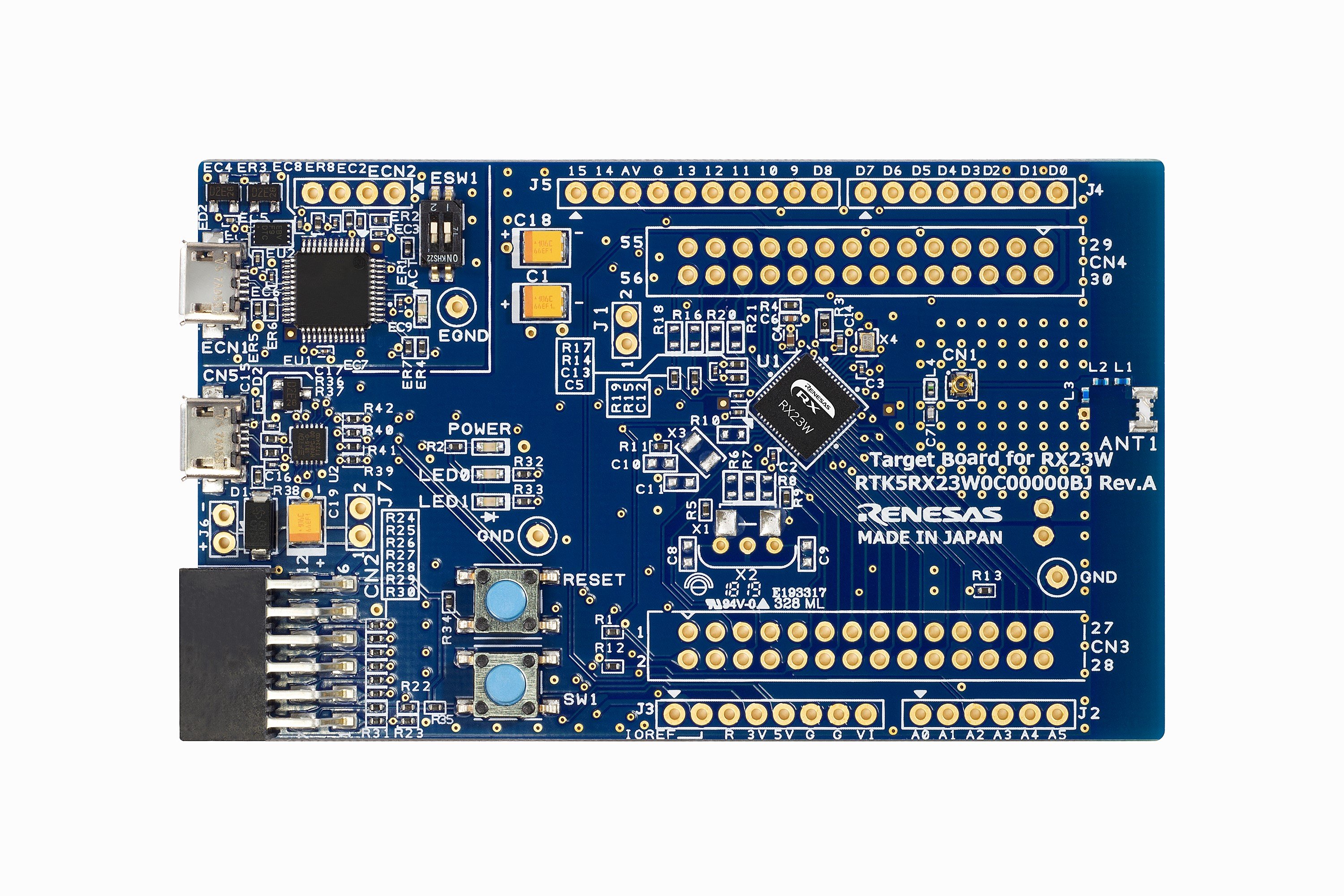 RTK5RX23W0C00000BJ - Target Board for RX23W | Renesas